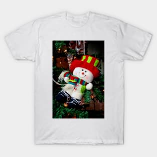 Snowman Christmas Xmas Tree Decoration T-Shirt